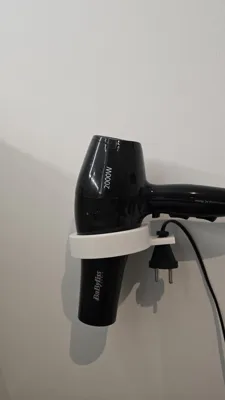 Suporte de Parede para Secador de Cabelo (Universal)