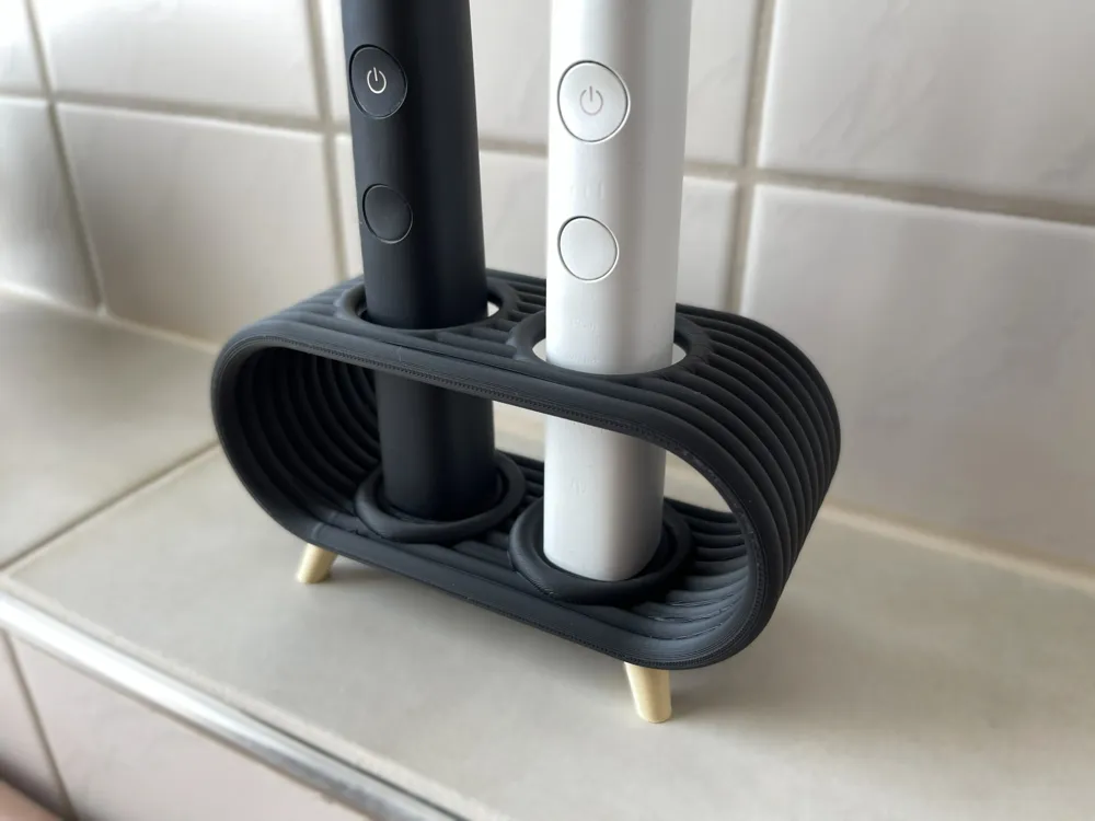 Suporte Moderno para Escova de Dentes Elétrica